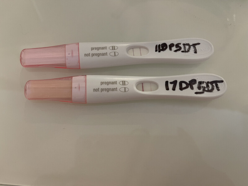 BFPs following IVF to take symptoms & scans