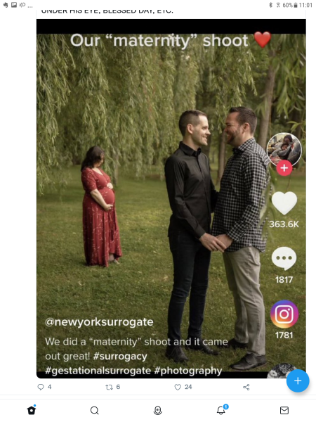 Surrogacy summed up in one photo