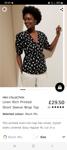 To ask what's something good I can buy online from M&S for £30?