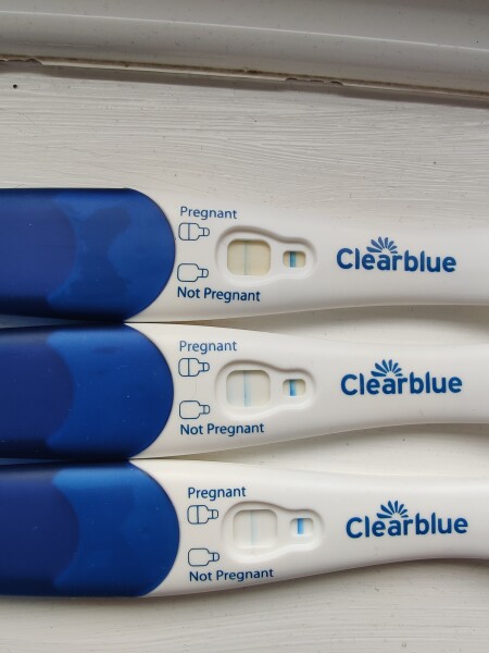 Clear blue thin lines 