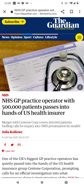 Do the general public know how bad the conditions in the NHS are? 