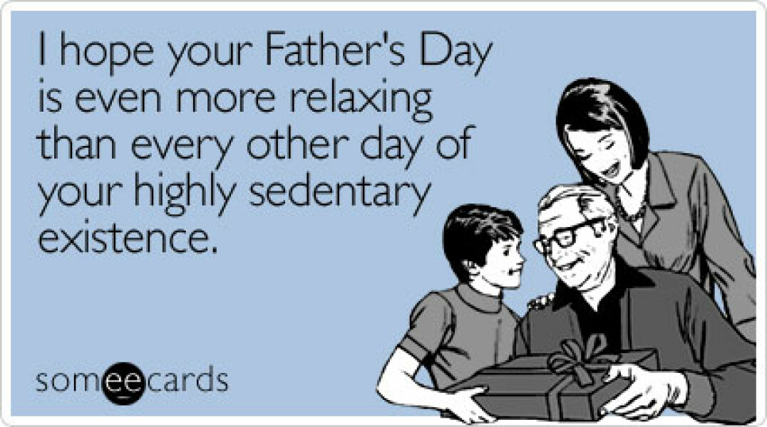 To suggest more variety is needed (father's day cards)