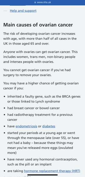 Ovarian cancer definition