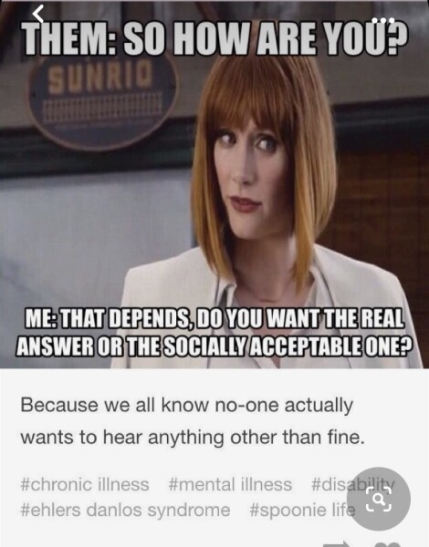 To wish people wouldn't keep saying this?