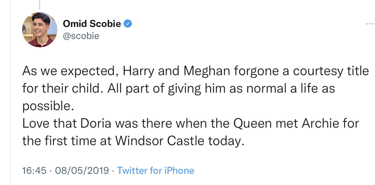 Prince Archie and Princess Lilibet