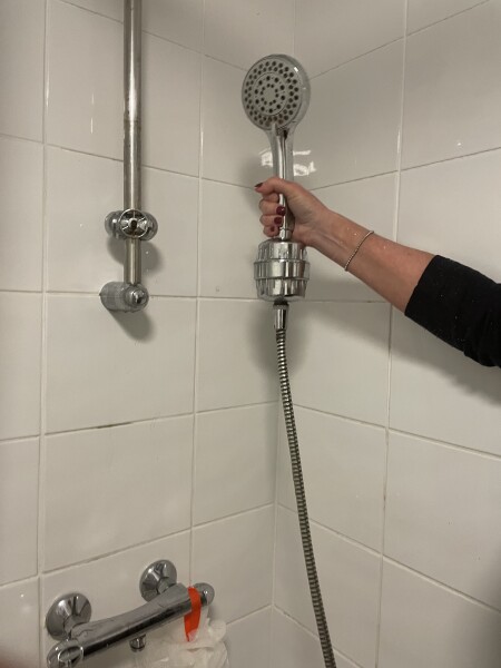 Shower not connecting to wall 
