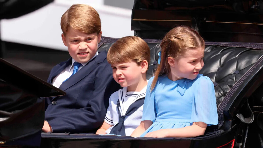 Royal kids not wearing hats or sunglasses