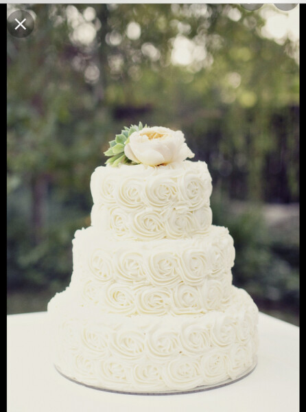 How much is a wedding cake?