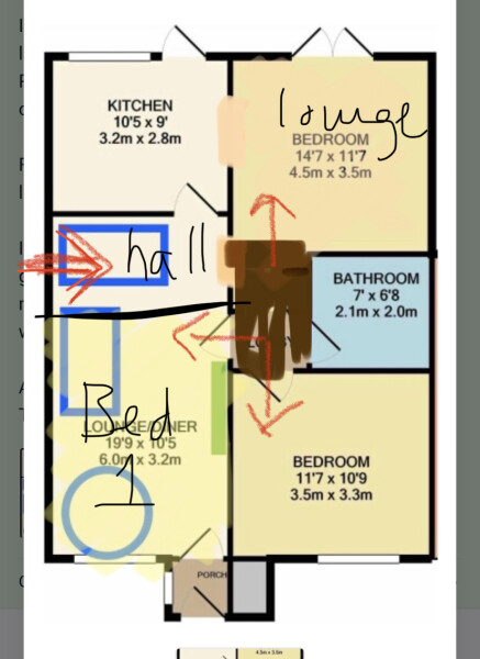 Help me with the layout of my bungalow!