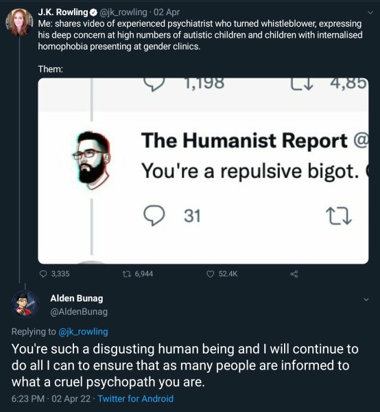 The Dark Side of Some of Those Supporting Self ID