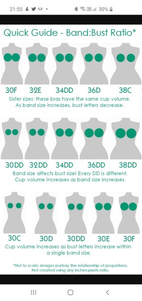 Help with bra sizes please