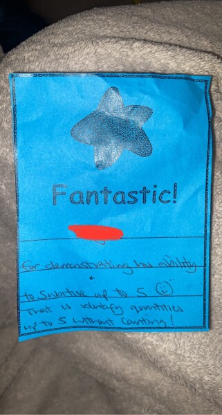 4yo bought this home from preschool - what does it mean?!
