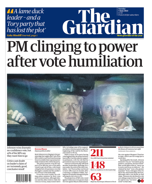 Boris Johnson - Tory MPs are voting for or against tonight