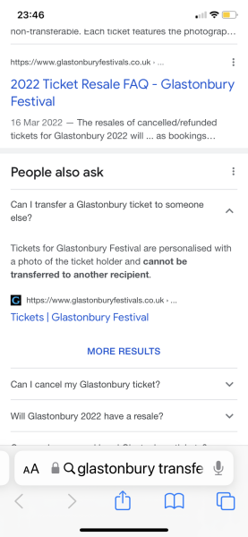 DH and Glastonbury