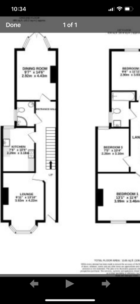 Kitchen or dining room at the back?