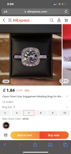 I LOVE my engagement ring - but worried it looks tacky?