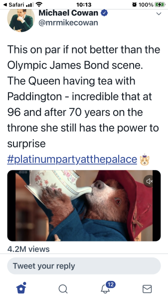 The Queen and Paddington Bear