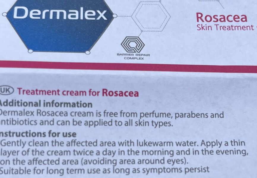 Dermalex - Rosacea cream