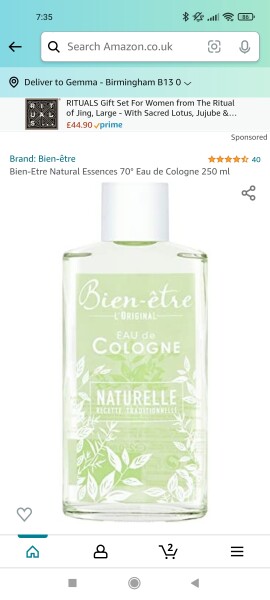 Scent that's not a "perfume"