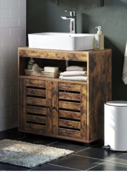 Upcycling a brand new (and shit)looking engineered wood sink unit