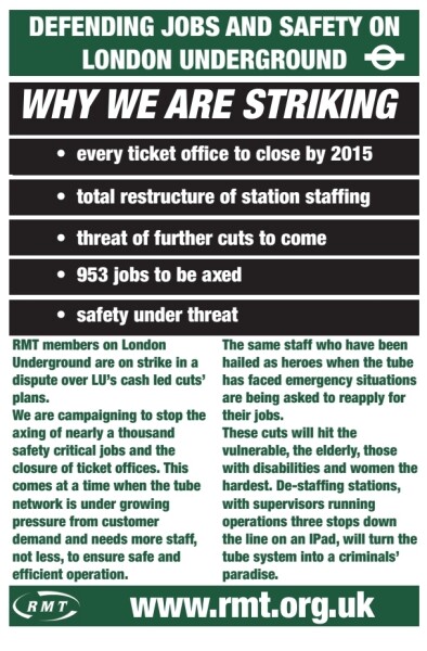 What the f*** do the RMT think they are playing at.....