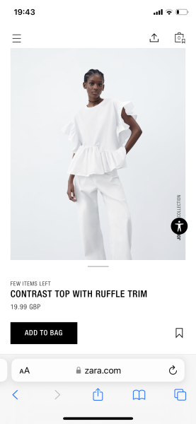 Need outfit to cover 3 month pregnant tummy, and in WHITE