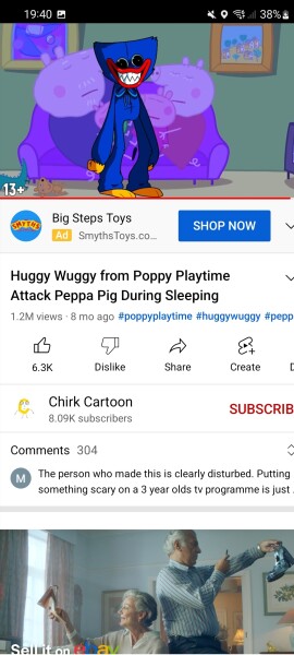 Huggy Wuggy in hiding