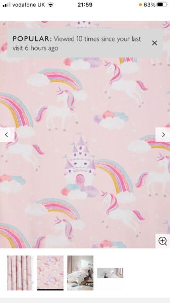 Unicorn curtains