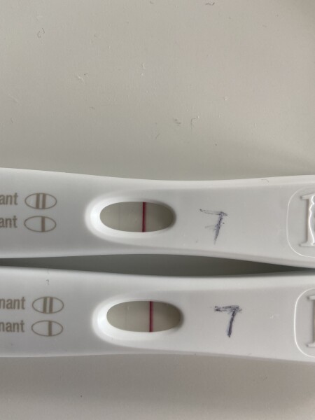 Evap or faint positive? 