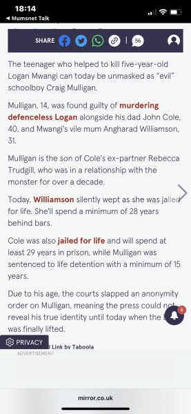 Logan Mwangi TW: Child Abuse