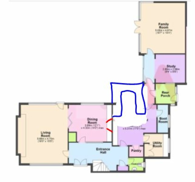 Would an island work?