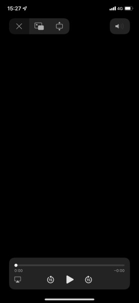 Video keeps trying to play on app