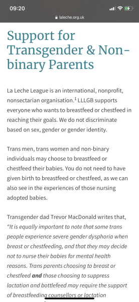 To think any man that wants to ‘breastfeed’…