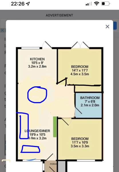 Help me with the layout of my bungalow!
