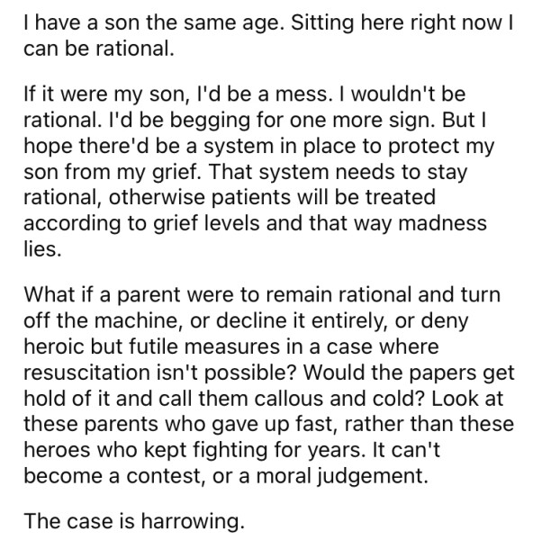 Won the right to appeal…worried about outcome (Archie Battersbee)