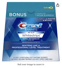 Crest teeth whitening strips or going to the dentist?