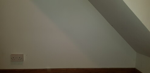 Rising damp patch on interior wall