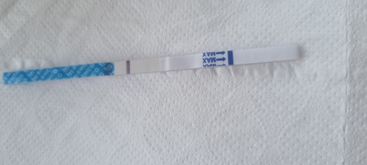 What does this mean is it an evaporation line?