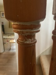 Stripping stair banister help 