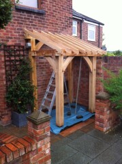 Oak framed garage