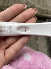 I’m trying so hard but I see something is it pink or an indent… 9 dpo today