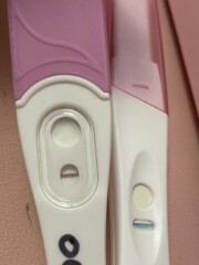 2 lines on first response but negative digital