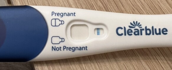 Pregnancy test positive or negative?