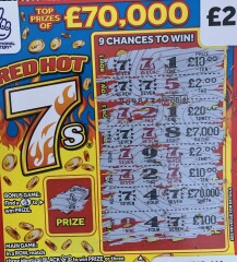 My first scratch card 