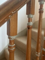Stripping stair banister help 