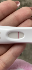 I’m trying so hard but I see something is it pink or an indent… 9 dpo today
