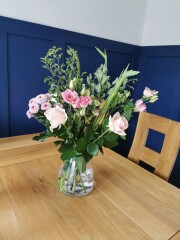 Free bunch of flowers delivered (including peonies)