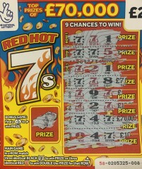 My first scratch card 
