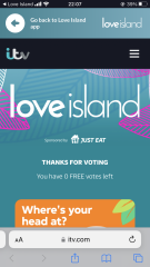 What happened to the love island thread