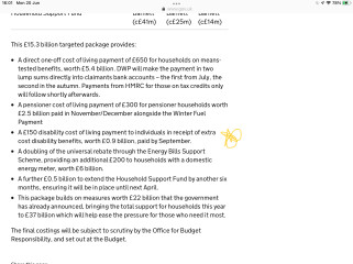 £150 Disability Payment. Is it one per household or one per claimant? 